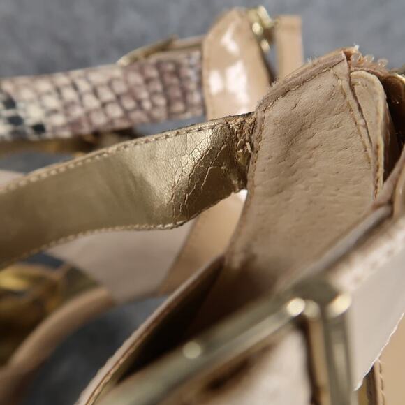 Guess Shoes Womens 8 Platform Heels Sandals Pumps Stiletto Fashion Buckle Strap - Picture 5 of 14